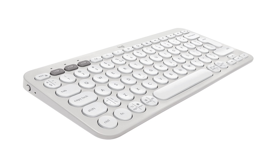 LOGITECH K380s Bluetooth Pebble Keys 2 US bela tastatura