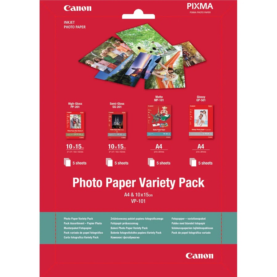 Canon                                    Foto papir Canon VARIETY-PACK S+A4