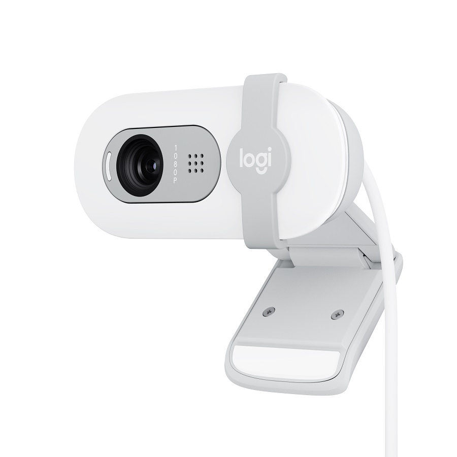 Logitech                                 Logitech Brio 100 Full HD Webcam - Off-White - USB