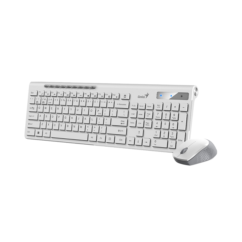 GENIUS SlimStar 8230 Wireless USB US bela tastatura+ miš