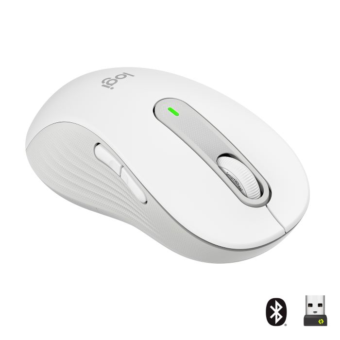 Logitech                                 Logitech M650 L Wireless Mouse Off-White, Left