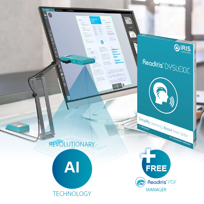 Iris can Visualizer 7 Dyslexic