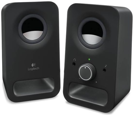 LOGITECH Z150 2.0 Multimedia crni zvučnici