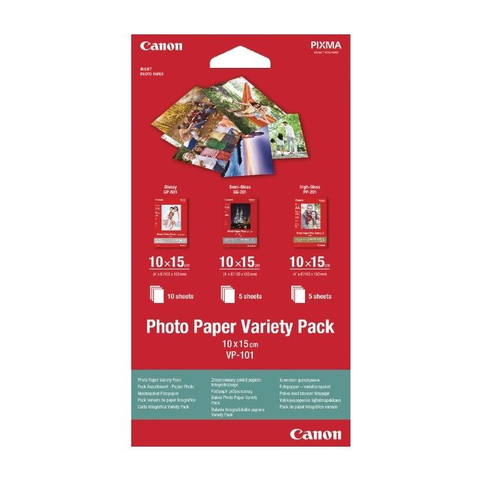 Canon                                    Foto papir Canon Variety Pack VP-101 10x15cm 20Sh