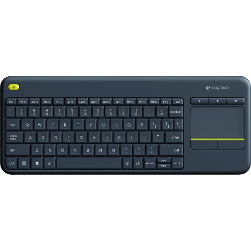 Logitech                                 Logitech K400 Plus Wireless Touch Keyboard Black, US